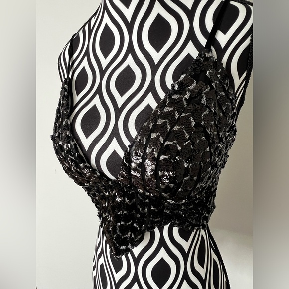 NWT Free People Night Shine Sequin Brami - Picture 6 of 12